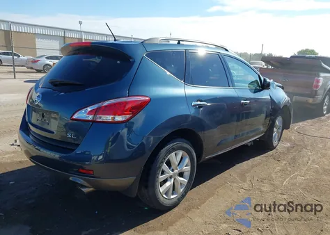 2012 Nissan Murano Sl из США, поврежденный, VIN JN8AZ1MUXCW107544